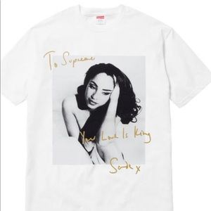 Supreme graphic tshirt - BLACK